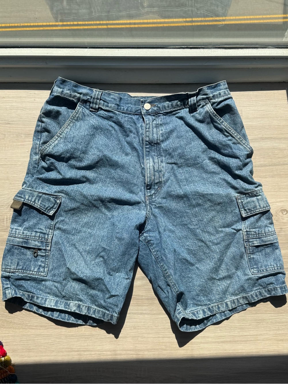 Lee Cargo Shorts Blue 38W x 36L